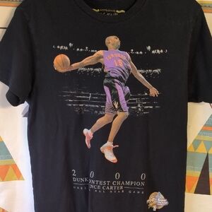 Mitchell & Ness Black Vince Carter 2000 Dunk Contest Graphic Tee